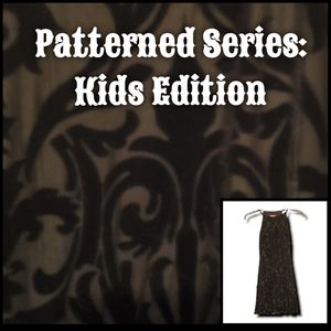 Patterned Series: Velvet Designed Dress